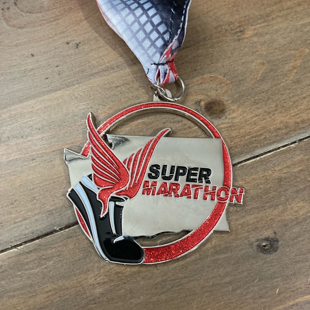 2018 Cascade Super Series Super Marathon Medal